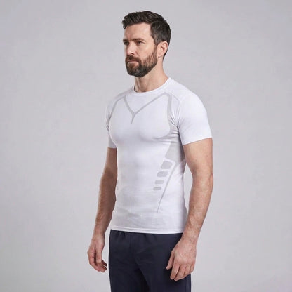 Composure Core-T shaping tee in white, side view